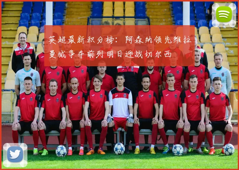 英超最新积分榜：阿森纳领先维拉曼城争夺前列明日迎战切尔西